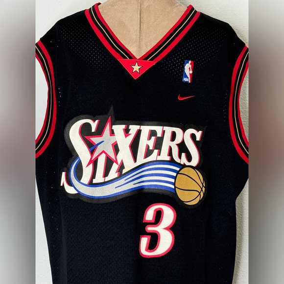 Nike Sixers Iverson 3 Jersey, XL - Picture 2 of 5